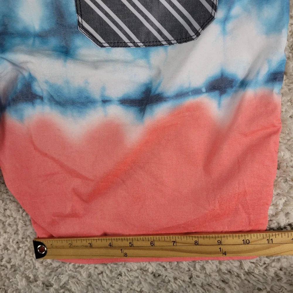 Billabong Lo Tides Sundays Board Shorts‎ Men 34 Pink Blue Tie Dye Excellent Surf
